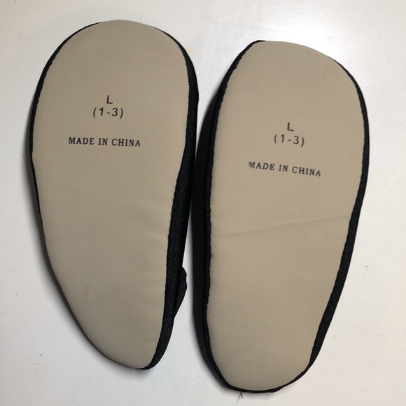 Black Ballet Slippers - Picture 2 of 3